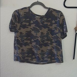 Camo Crop Top